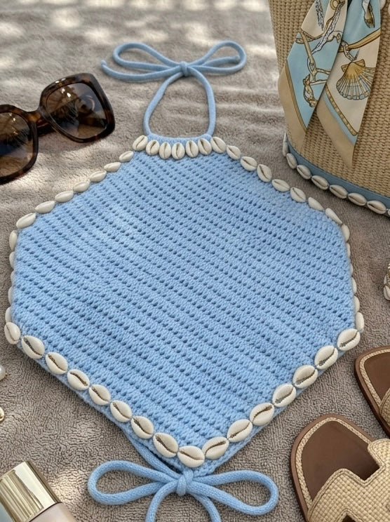 Shell Halterneck Top