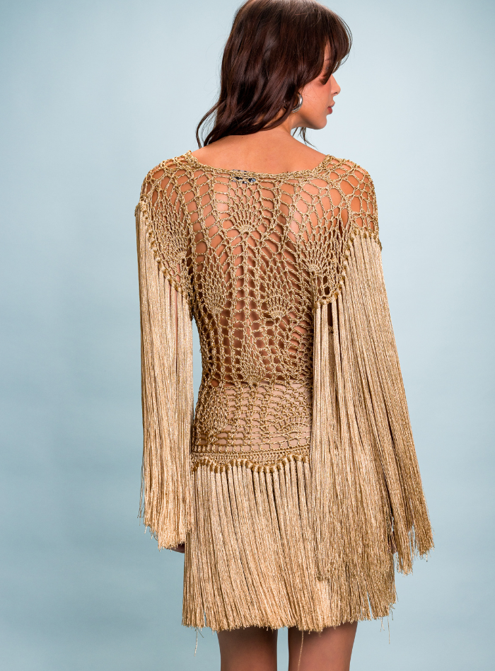 MIAMI Fringe Mini Dress